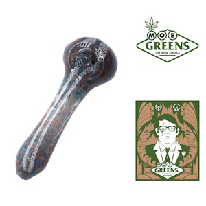 Moe greens - LARGE PIPE [MULTICOLOR W/ STRIPES]