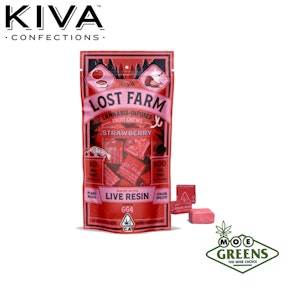 STRAWBERRY LOST FARM CHEWS [INFUSED W/ GG#4 LIVE RESIN]